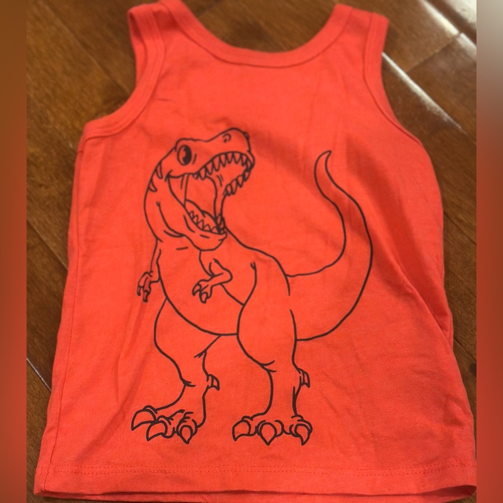 Garanimals Red Dinosaur Tank Top for Kids